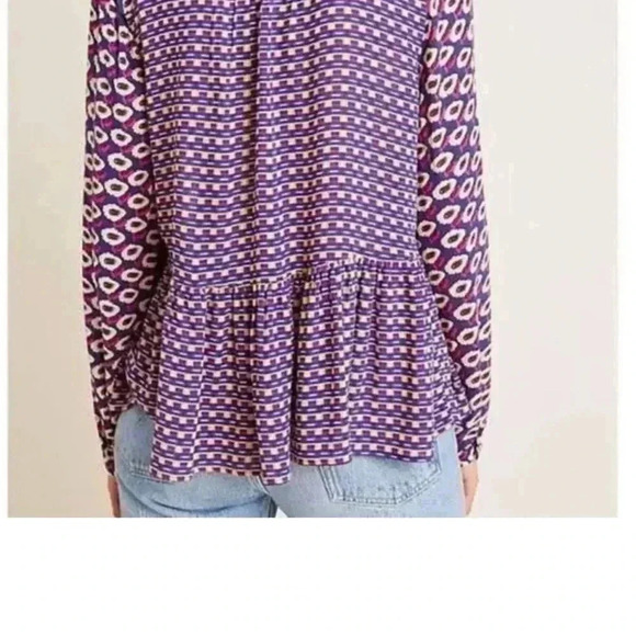 Maeve x Anthropologie Cheyenne peplum top - Picture 8 of 8